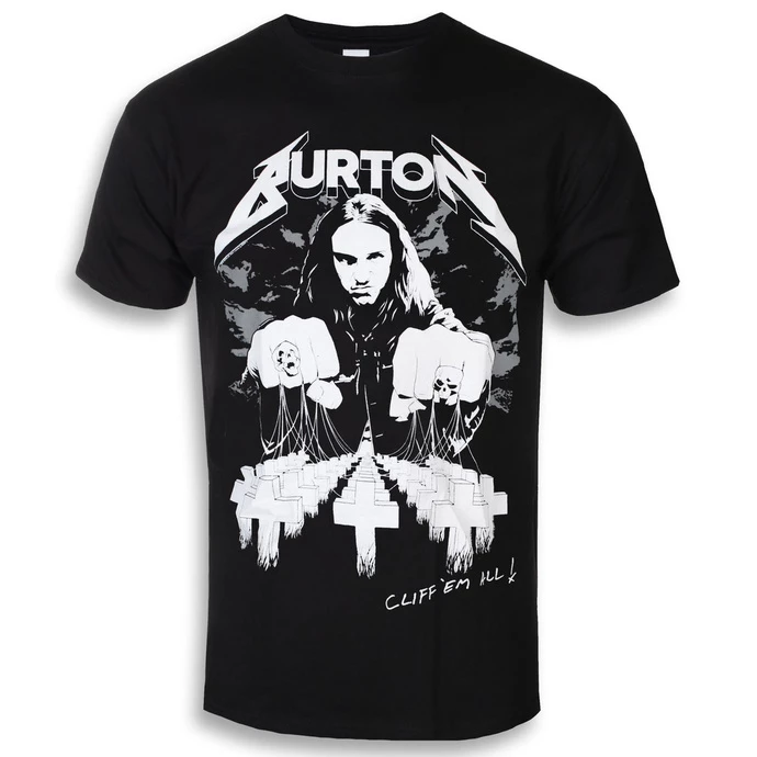 T-shirt Metal Men's Metallica - Cliff Burton - NNM 3 T-shirt Metal Men's Metallica - Cliff Burton - NNM