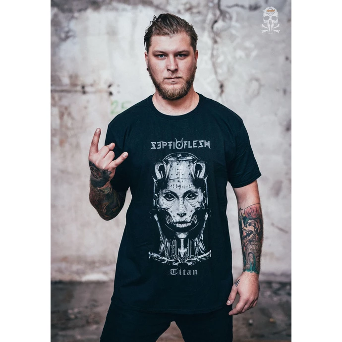 T-shirt Metal Men's Septicflesh - TITAN HEAD - PLASTIC HEAD 4 T-shirt Metal Men's Septicflesh - TITAN HEAD - PLASTIC HEAD - Image 2