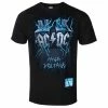 T-shirt Metal Men's AC-DC - LIVE WIRE - LIQUID BLUE -Men T-Shirts Online Store 116062 w012