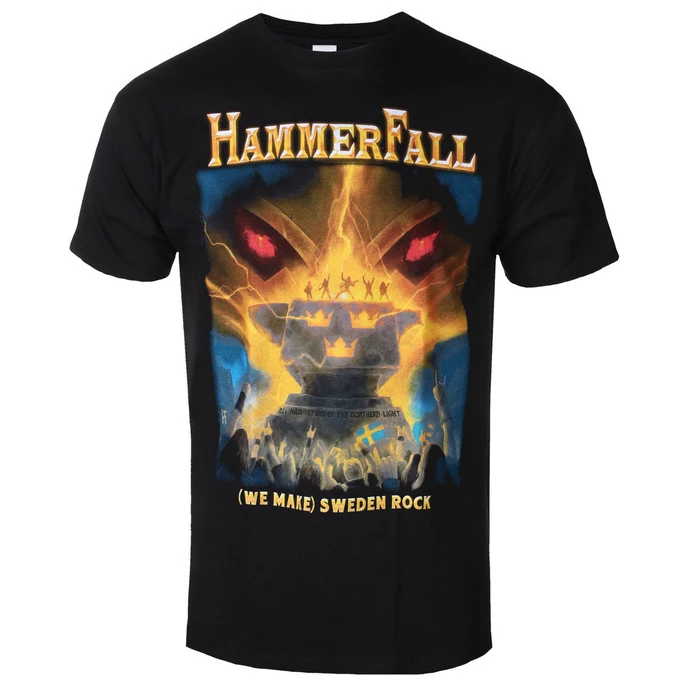 T-shirt Men Hammerfall - Sweden Rock Northern Lights - ART WORX 3 T-shirt Men Hammerfall - Sweden Rock Northern Lights - ART WORX