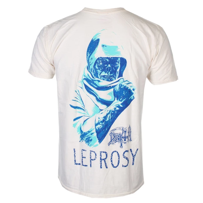Men's T-shirt DEATH - LEPROSY BLUE & RED - OFF WHITE - PLASTIC HEAD 4 Men's T-shirt DEATH - LEPROSY BLUE & RED - OFF WHITE - PLASTIC HEAD - Image 2