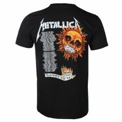 Men's T-shirt Metallica - Flaming Skull Tour 94 Black -Men T-Shirts Online Store 119310 a037