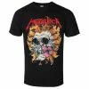 Men's T-shirt Metallica - Flower Skull - Red Logo - Black -Men T-Shirts Online Store 119311 s034