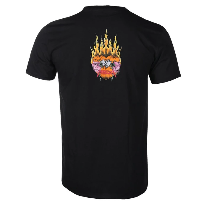 Men's T-shirt Metallica - Flower Skull - Red Logo - Black 4 Men's T-shirt Metallica - Flower Skull - Red Logo - Black - Image 2