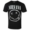 Men's T-shirt Nirvana - White Smiley - ROCK OFF -Men T-Shirts Online Store 119667 8