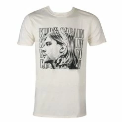 Men's T-shirt Kurt Cobain - Contrast Profile - ROCK OFF