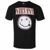Men's T-shirt Nirvana - Distressed Logo - ROCK OFF 1 Men's T-shirt Nirvana - Distressed Logo - ROCK OFF -Men T-Shirts Online Store 120477 we 011