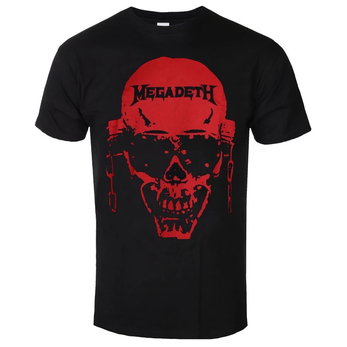 Men's T-shirt Megadeth - Contrast Red - ROCK OFF 3 Men's T-shirt Megadeth - Contrast Red - ROCK OFF