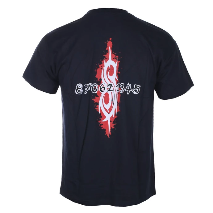 Men's T-shirt Slipknot - 20th Anni - Red Jump Suits - NAVY - ROCK OFF 4 Men's T-shirt Slipknot - 20th Anni - Red Jump Suits - NAVY - ROCK OFF - Image 2