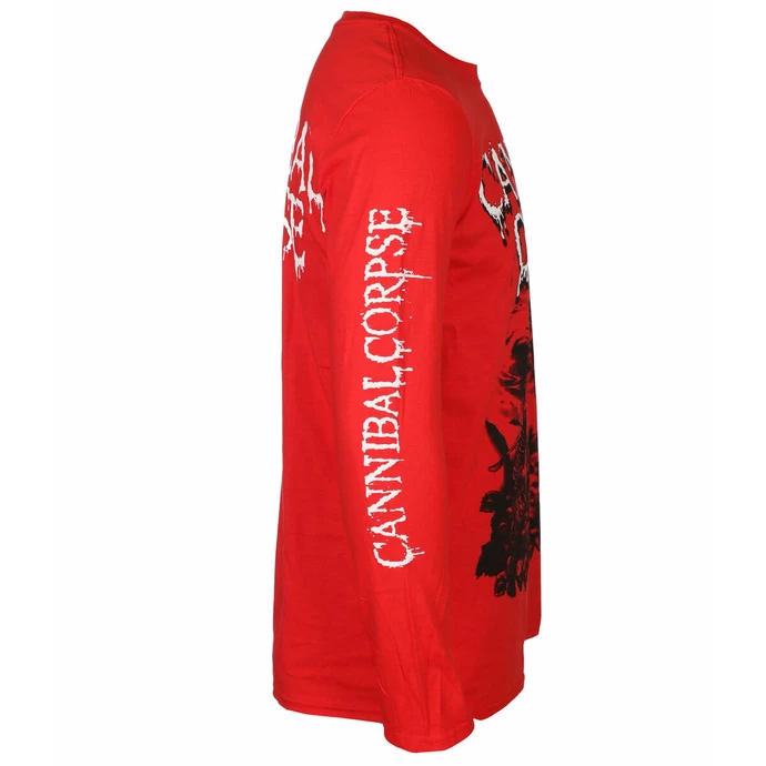 Men's Long Sleeve T-shirt CANNIBAL CORPSE - PILE OF SKULLS - RED - PLASTIC HEAD 5 Men's Long Sleeve T-shirt CANNIBAL CORPSE - PILE OF SKULLS - RED - PLASTIC HEAD - Image 3