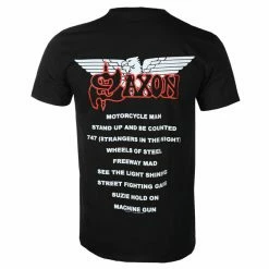 Men's T-shirt SAXON - WHEELS OF STEEL - RAZAMATAZ -Men T-Shirts Online Store 124799 a029