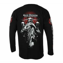 Men's T-shirt Long Sleeve DARK FUNERAL - SOCIAL DISTANCING - RAZAMATAZ -Men T-Shirts Online Store 124866 sa002