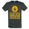 Men's T-shirt PUBLIC ENEMY - YELLOW FIGHT THE POWER - CHARCOAL - AMPLIFIED -Men T-Shirts Online Store 124981 d