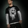 Men's T-shirt With Long Sleeves HYRAW - NO -Men T-Shirts Online Store 125165 hyraw tee shirt homme manches longues no gods 1