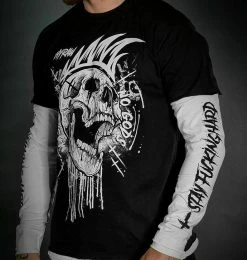 Men's T-shirt With Long Sleeves HYRAW - NO -Men T-Shirts Online Store 125165 hyraw tee shirt homme manches longues no gods 4