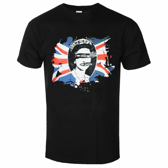 Men's T-shirt Sex Pistols - God Save The Queen Flag - ROCK OFF 3 Men's T-shirt Sex Pistols - God Save The Queen Flag - ROCK OFF