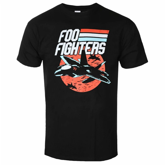 Men's T-shirt Foo Fighters - Jets - Black - ROCK OFF 3 Men's T-shirt Foo Fighters - Jets - Black - ROCK OFF