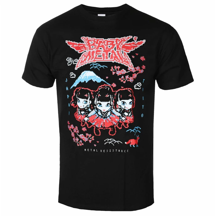 Men's T-shirt Babymetal - Pixel Tokyo - Black - ROCK OFF 3 Men's T-shirt Babymetal - Pixel Tokyo - Black - ROCK OFF