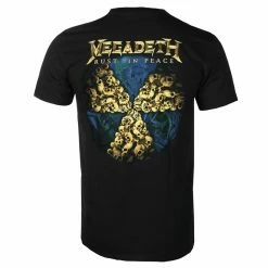 Men's T-shirt Megadeth - Rust In Peace 30th Anniversary - Black - ROCK OFF -Men T-Shirts Online Store 125438 wq014