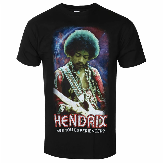 Men's T-shirt Jimi Hendrix - Cosmic - Black - ROCK OFF 3 Men's T-shirt Jimi Hendrix - Cosmic - Black - ROCK OFF