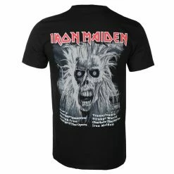 Men's T-shirt Iron Maiden - First Album Tracklist V3 BL - ROCK OFF -Men T-Shirts Online Store 126238 aw016