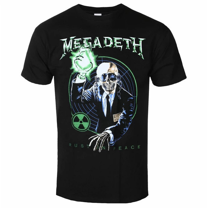 Men's T-shirt Megadeth - Vic Target RIP Anniversary Uni BL - ROCK OFF 3 Men's T-shirt Megadeth - Vic Target RIP Anniversary Uni BL - ROCK OFF