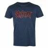 Men's T-shirt Slipknot - Logo Snow Wash NAVY - ROCK OFF 1 Men's T-shirt Slipknot - Logo Snow Wash NAVY - ROCK OFF -Men T-Shirts Online Store 126271 wa006