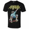 Men's T-shirt Anthrax - Spreading Skater Notman Vintage BL - ROCK OFF -Men T-Shirts Online Store 126296 wq042