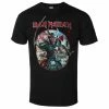 Men's T-shirt Iron Maiden - Eddie Warrior Circle BL - ROCK OFF -Men T-Shirts Online Store 126368 saw003