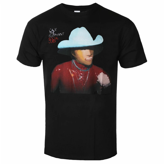 Men's T-shirt Cage The Elephant - Social Cues Cover Black 3 Men's T-shirt Cage The Elephant - Social Cues Cover Black