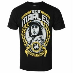 Men's T-shirt Bob Marley - Freedom Fighter - Black