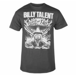 Men's T-shirt Billy Talent - Crisis Of Faith Cover Distress - Charcoal