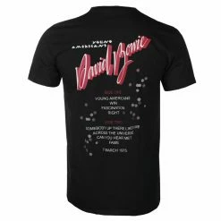 Men's T-shirt David Bowie - Young Americans - BLACK - ROCK OFF -Men T-Shirts Online Store 128155 sa005