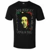 Men's T-shirt Bob Marley - Rasta Scratch - BLACK - ROCK OFF -Men T-Shirts Online Store 128177 sa007