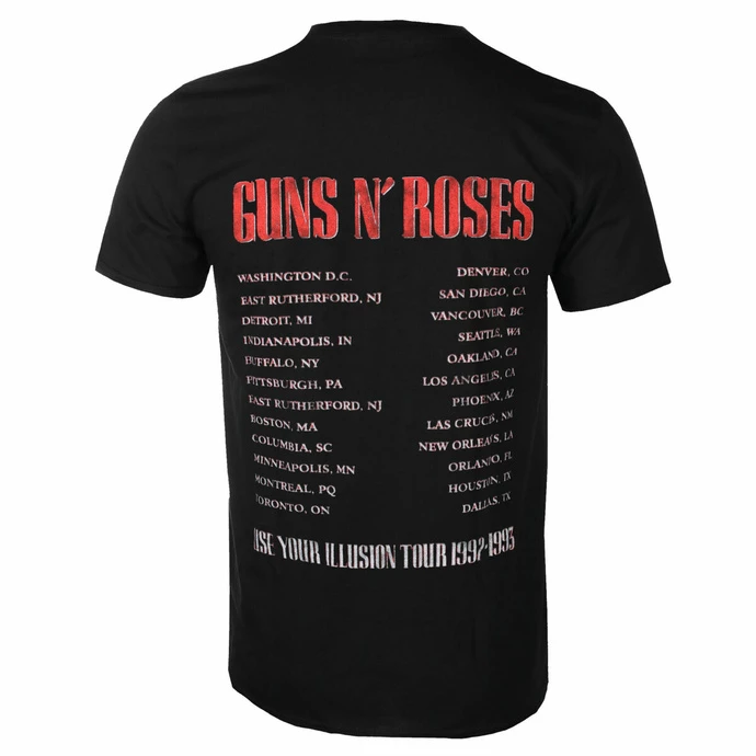Men's T-shirt Guns N' Roses - Illusion Tour - ROCK OFF 4 Men's T-shirt Guns N' Roses - Illusion Tour - ROCK OFF - Image 2