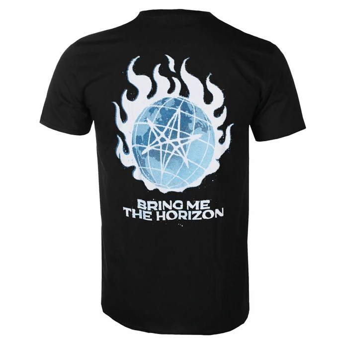 Men's T-shirt Bring Me The Horizon - Globe - BLACK - ROCK OFF 4 Men's T-shirt Bring Me The Horizon - Globe - BLACK - ROCK OFF - Image 2