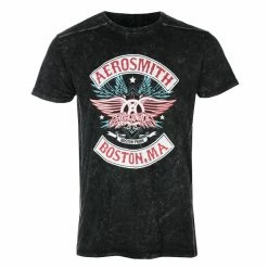 Men's T-shirt Aerosmith - Boston Pride - Snow Wash - ROCK OFF