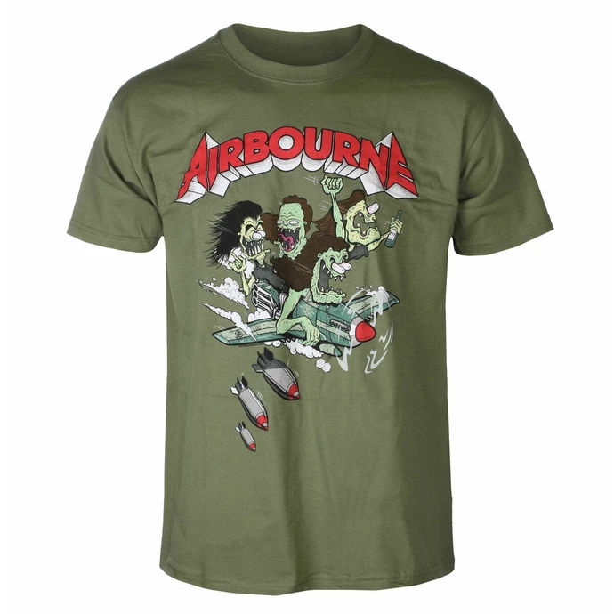 Men's T-shirt Airbourne - Nitro - GREEN - ROCK OFF 3 Men's T-shirt Airbourne - Nitro - GREEN - ROCK OFF