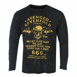 Men's Long-sleeved T-shirt Avenged Sevenfold - Sieze The Day - BLACK - ROCK OFF