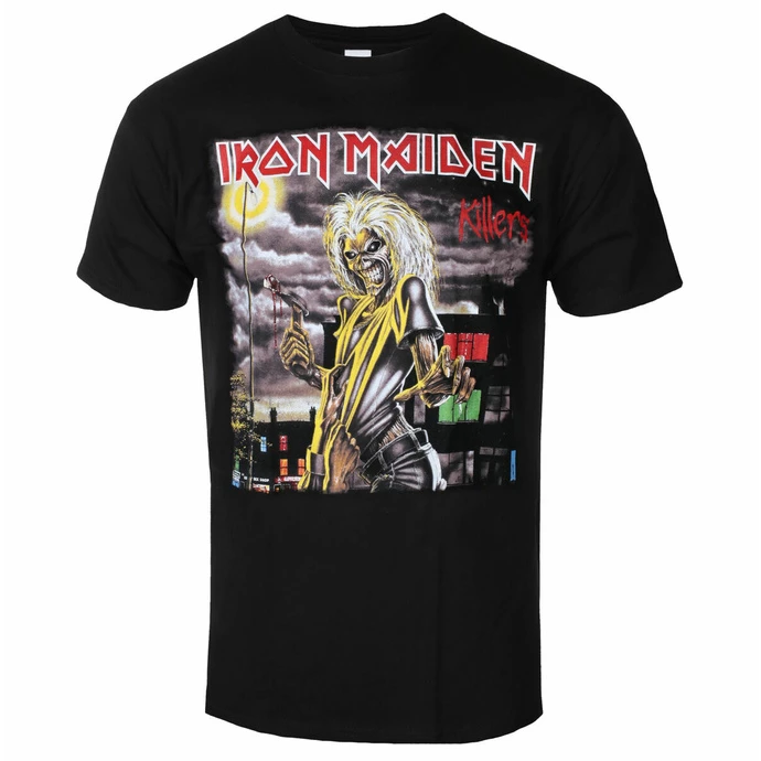 Men's T-shirt Iron Maiden - Killers V2 Album - BLACK - ROCK OFF 3 Men's T-shirt Iron Maiden - Killers V2 Album - BLACK - ROCK OFF