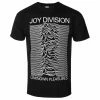 Men's T-shirt Joy Division - Unknown Pleasures - BLACK - ROCK OFF -Men T-Shirts Online Store 128647 a009