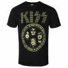 Men's T-shirt Kiss - Band Circle - BLACK - ROCK OFF 1 Men's T-shirt Kiss - Band Circle - BLACK - ROCK OFF -Men T-Shirts Online Store 128656 ws002
