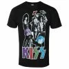 Men's T-shirt Kiss - Umbrellas - BLACK - ROCK OFF -Men T-Shirts Online Store 128660 ws003