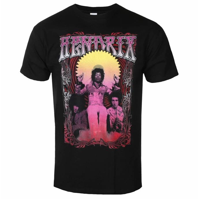 Men's T-shirt Jimi Hendrix - Karl Ferris Wheel - BLACK - ROCK OFF 3 Men's T-shirt Jimi Hendrix - Karl Ferris Wheel - BLACK - ROCK OFF