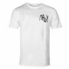 Men's T-shirt Korn - Scratched Type - WHITE - ROCK OFF 2 Men's T-shirt Korn - Scratched Type - WHITE - ROCK OFF -Men T-Shirts Online Store 128670 ws006