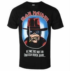 Iron Maiden - Not An English Rock - BLACK - ROCK OFF - Men's T-shirt