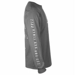 Men's Long-sleeved T-shirt The Offspring - Skull - Charcoal -Men T-Shirts Online Store 128898 as009