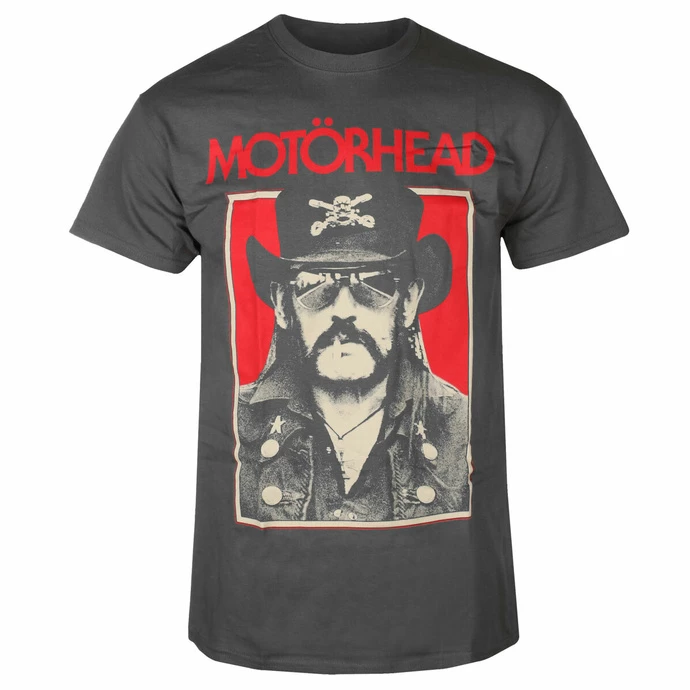 Men's T-shirt Motörhead - Lemmy - Charcoal - ROCK OFF 3 Men's T-shirt Motörhead - Lemmy - Charcoal - ROCK OFF