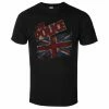 Men's T-shirt Police - Vtge Flag - Black - ROCK OFF -Men T-Shirts Online Store 129664 w016