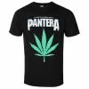 Men's T-shirt Pantera - Whiskey 'n Weed - Black - ROCK OFF -Men T-Shirts Online Store 129672 awq017
